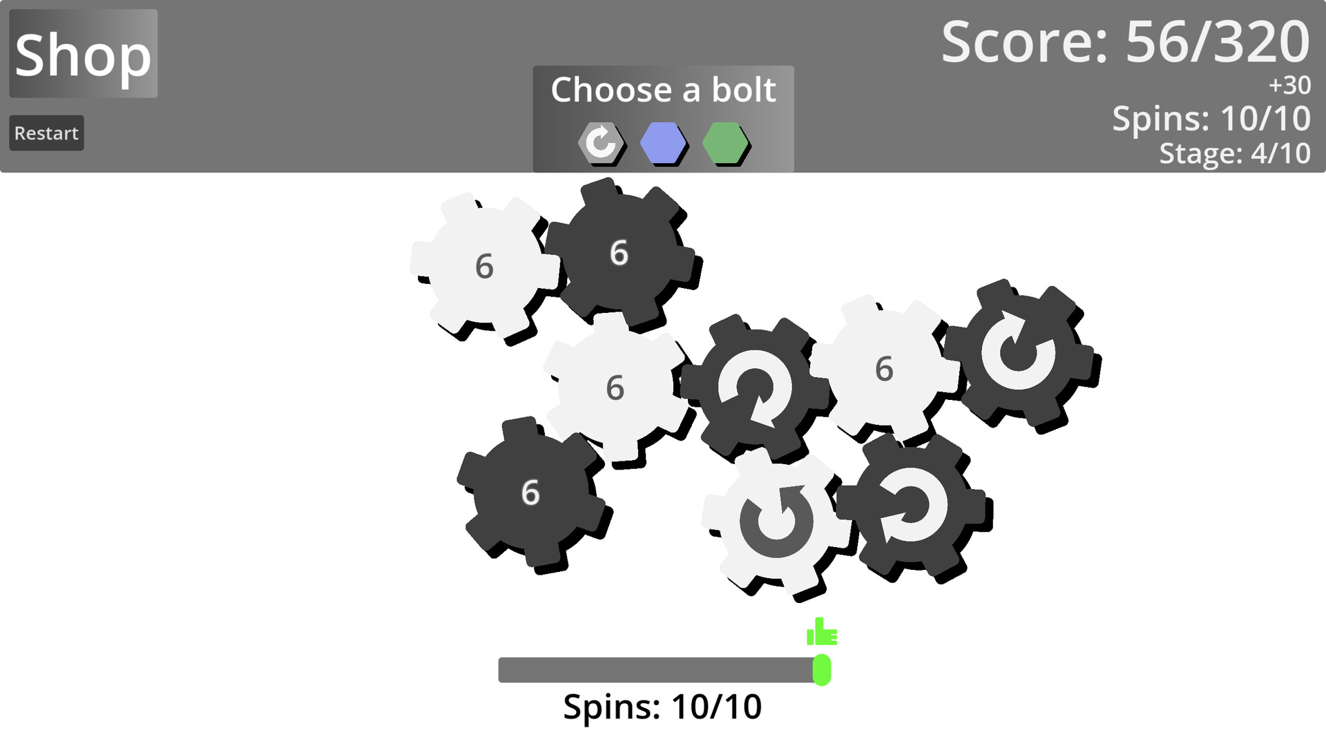 Gear Number Go Up Screenshot 0