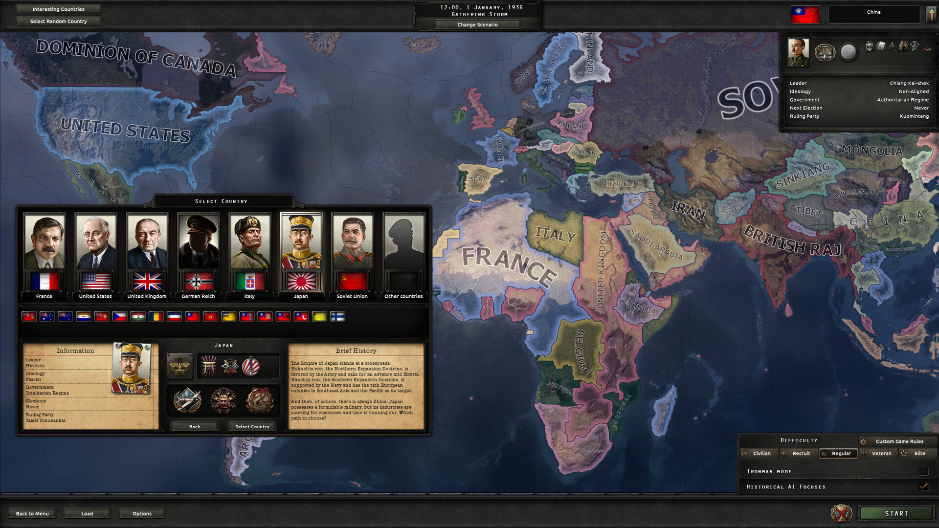 Hearts of Iron IV Screenshot 1