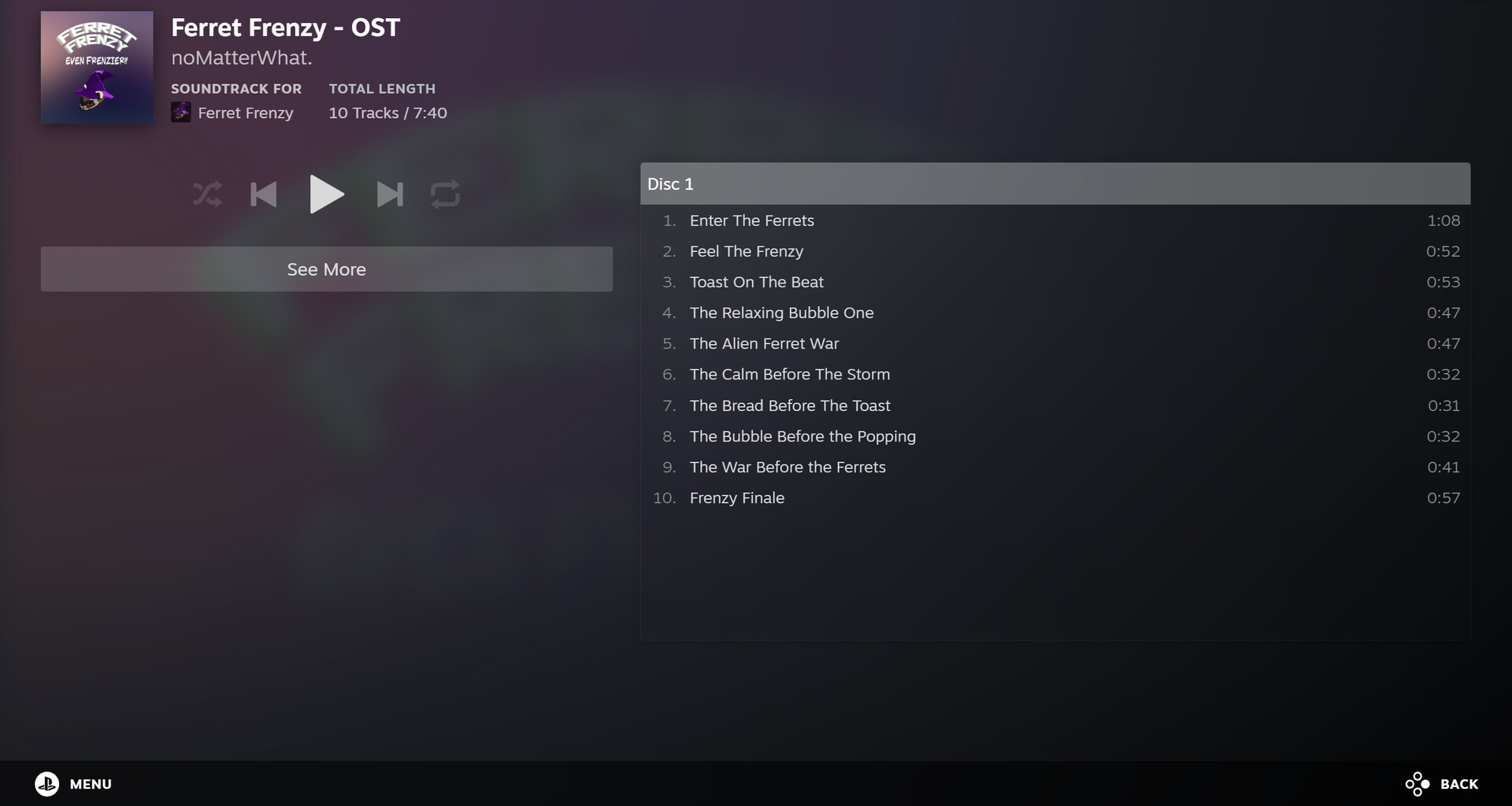 Ferret Frenzy - OST Screenshot 0