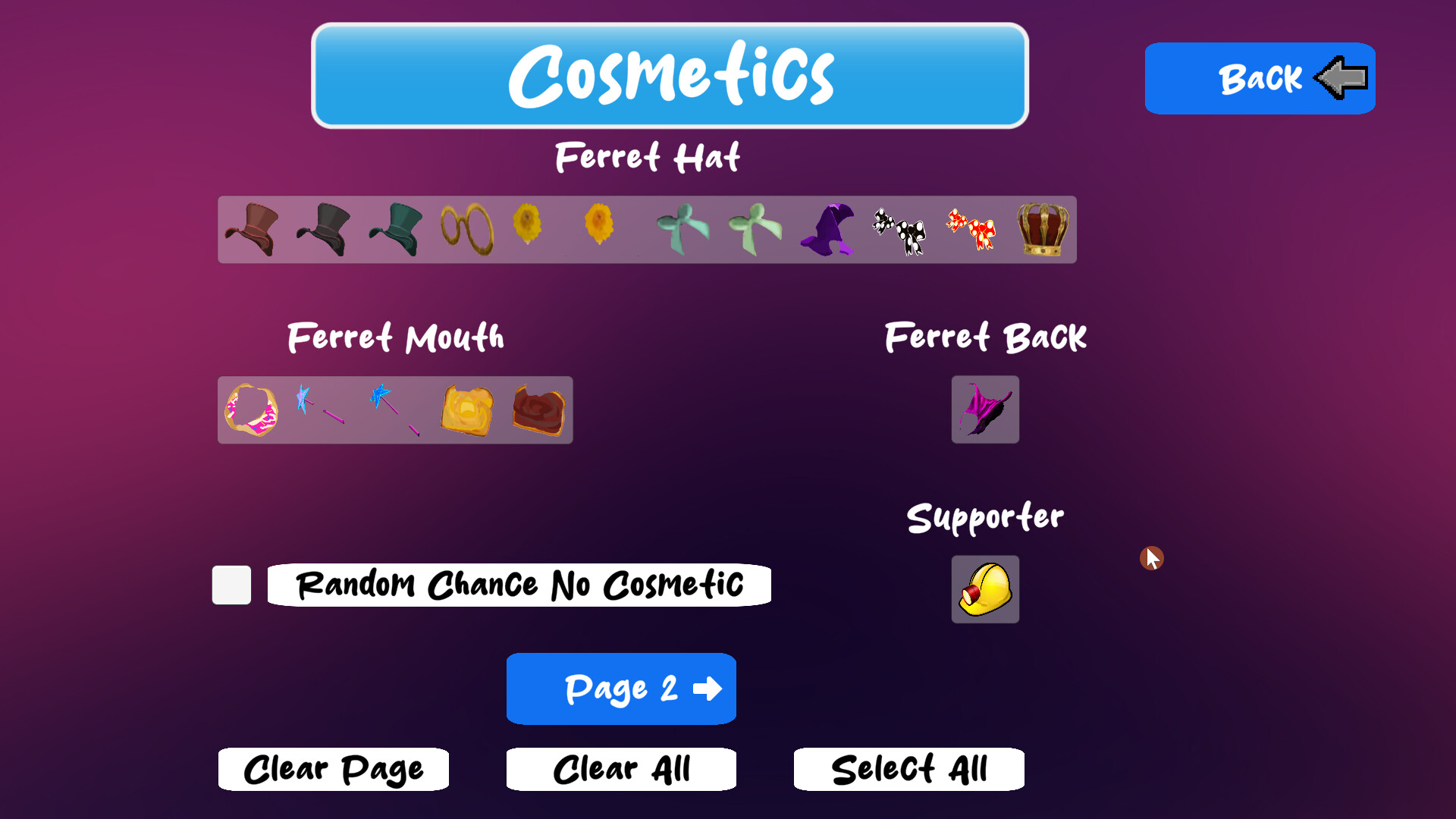 Ferret Frenzy - Cosmetic Collection Screenshot 0