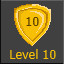 Level 10 Unlocked icon
