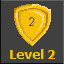 Level 2 Unlocked icon