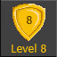 Level 8 Unlocked icon