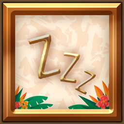 Lazy bones icon