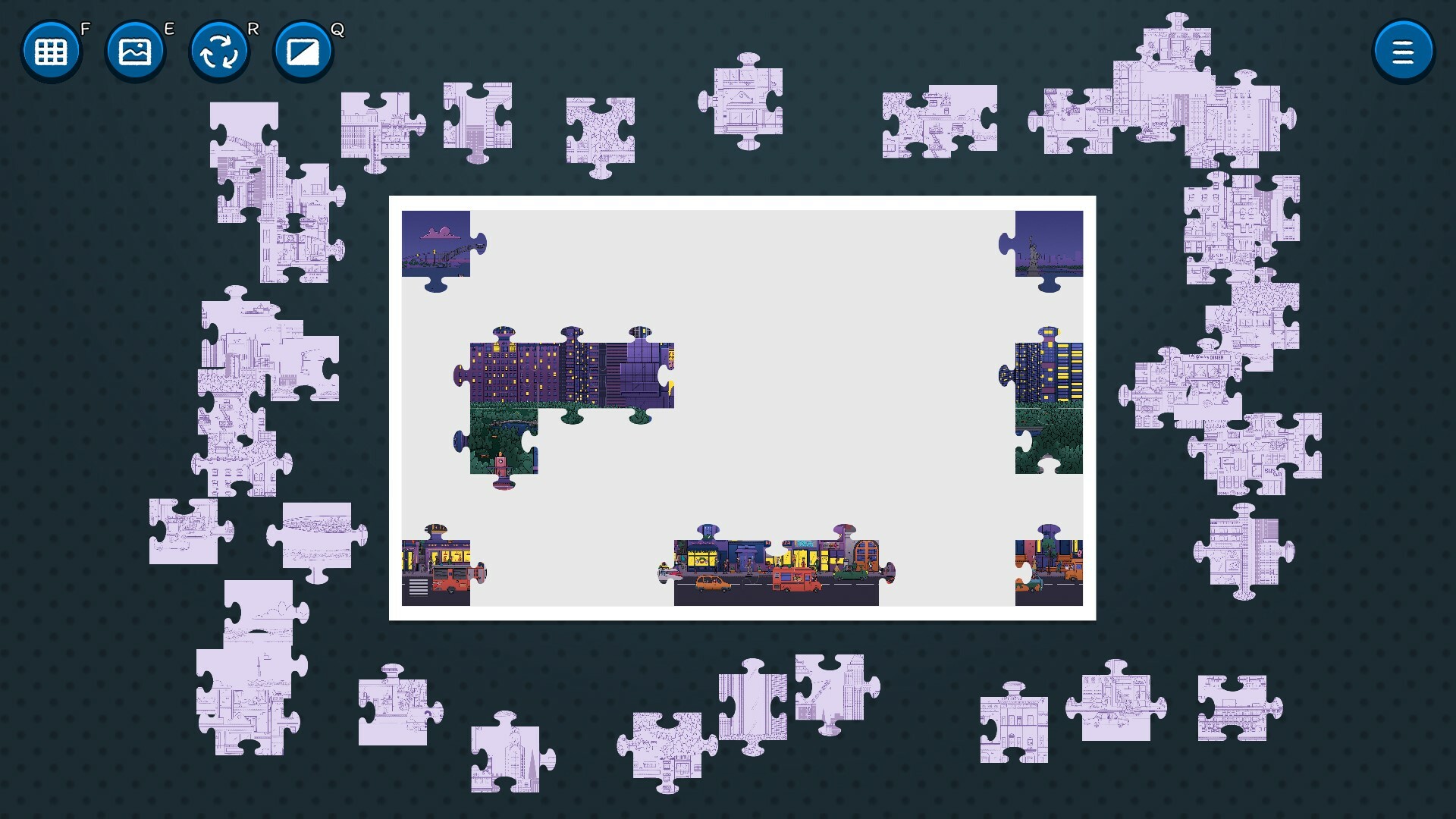 Hidden Cats in Jigsaw Puzzle - New York Screenshot 1