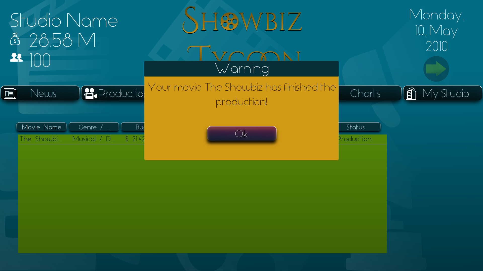 Showbiz Tycoon Screenshot 3