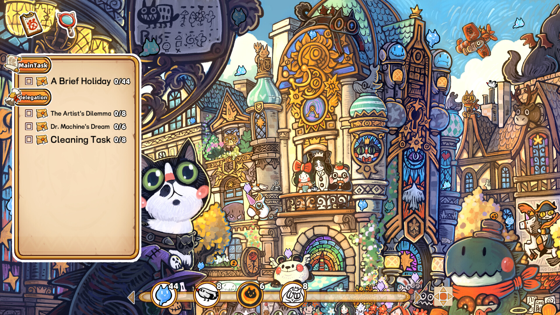 Whisker Wanderlust: The Mosaic of Souls Screenshot 1