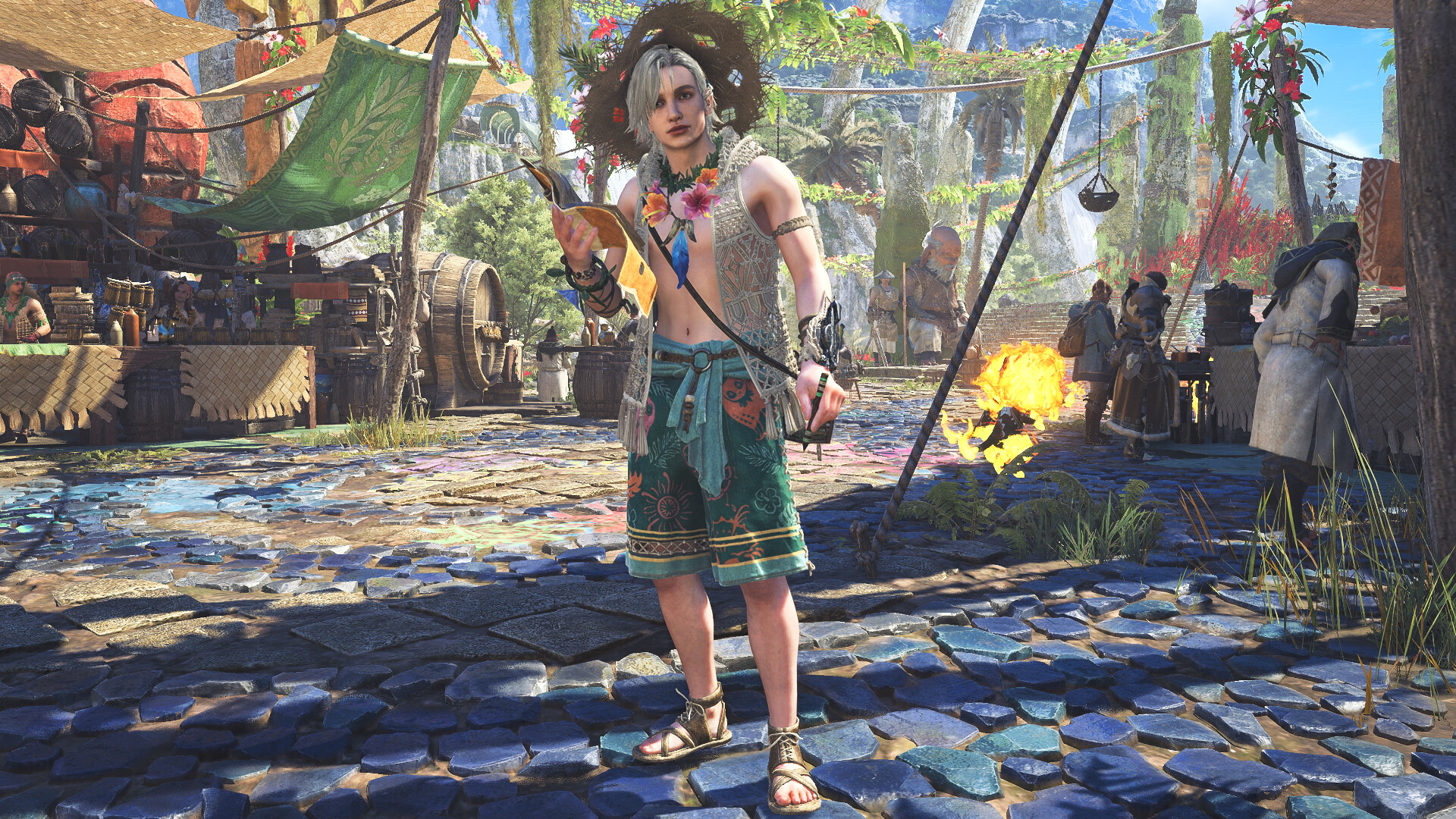 Monster Hunter Wilds - Erik Outfit: Summer Hat Screenshot 2