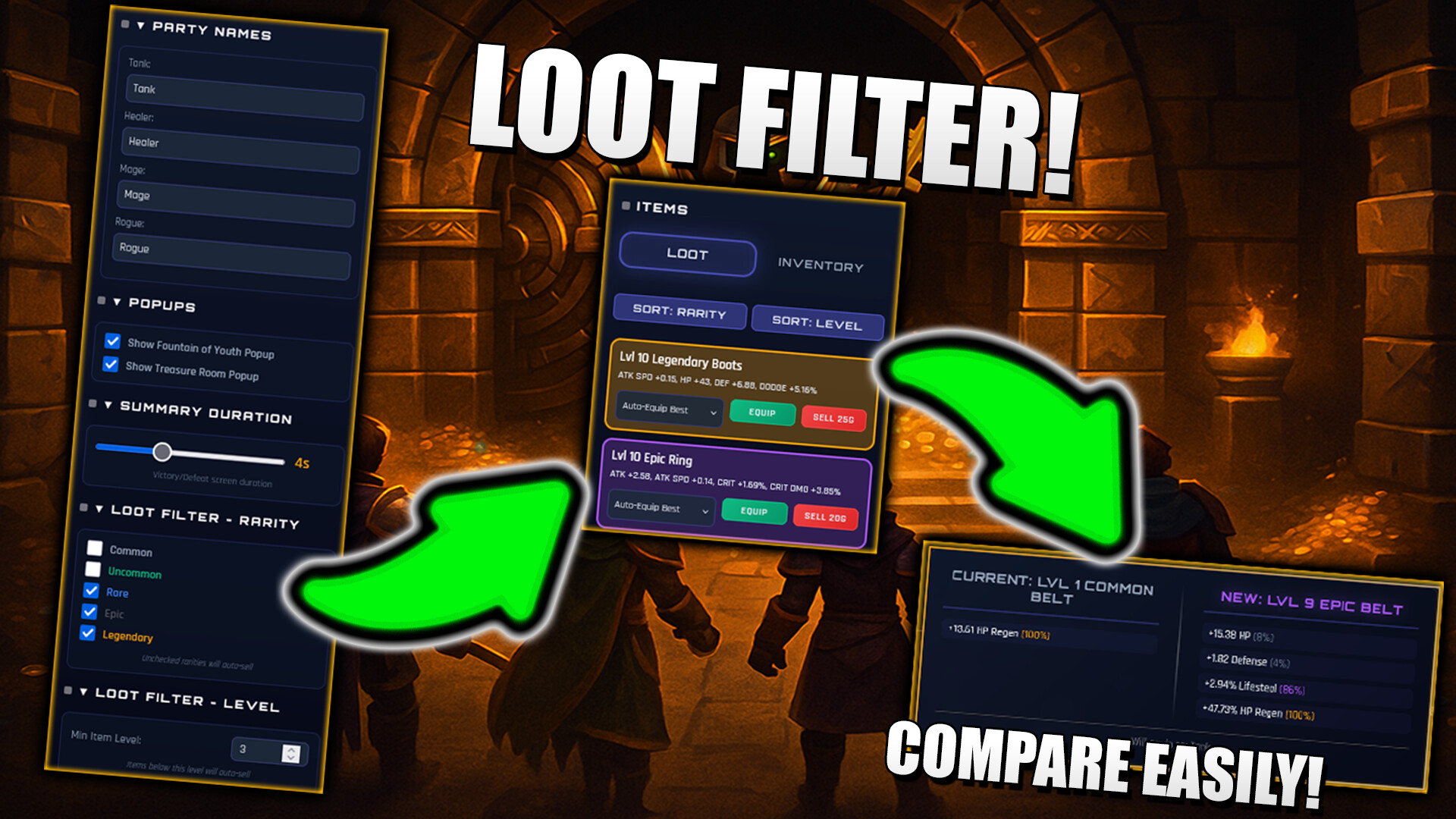 Everfall 2: Idle Dungeon RPG Screenshot 4