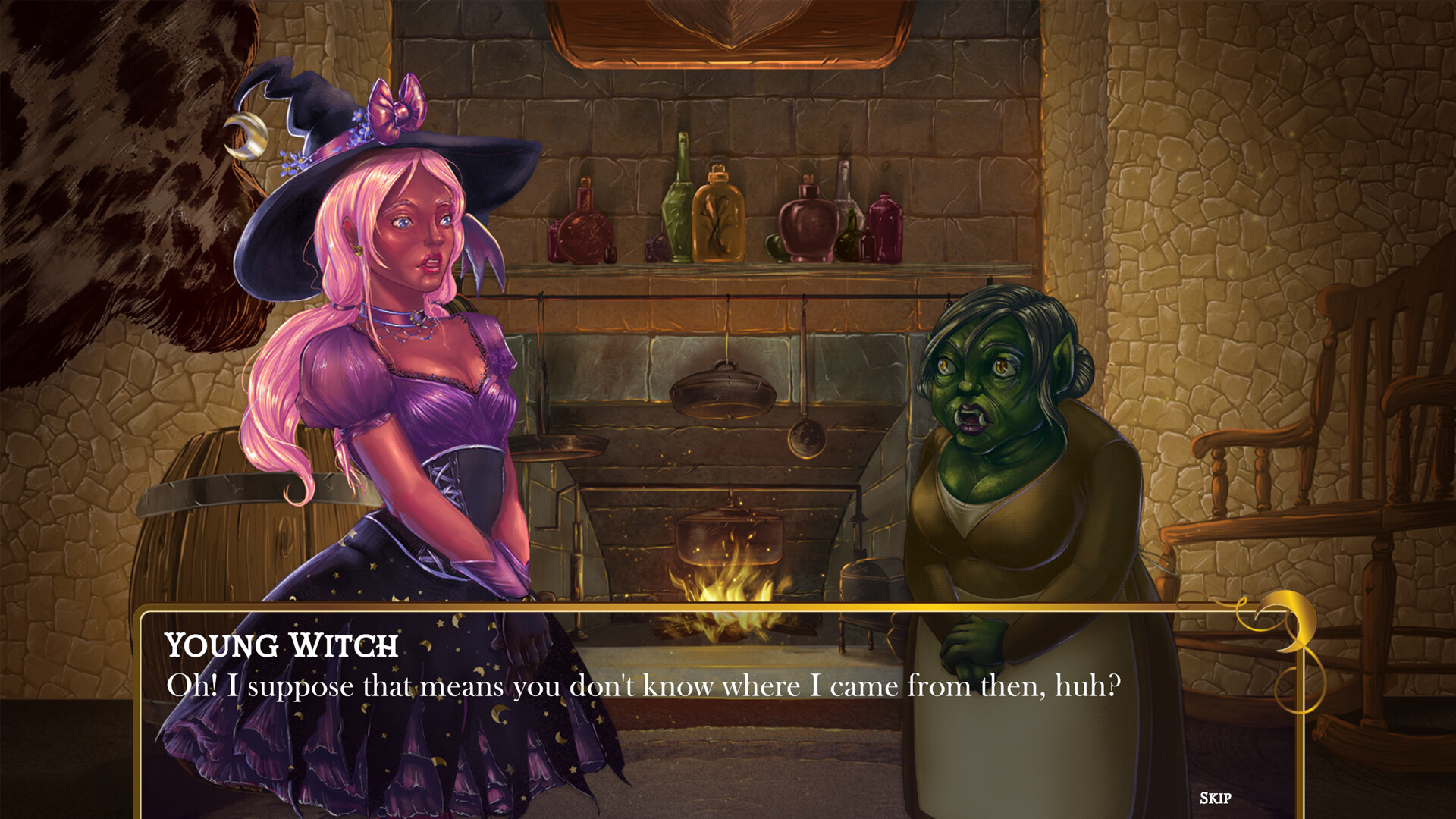 Lythe The Forgetful Witch: A Visual Novel Screenshot 1