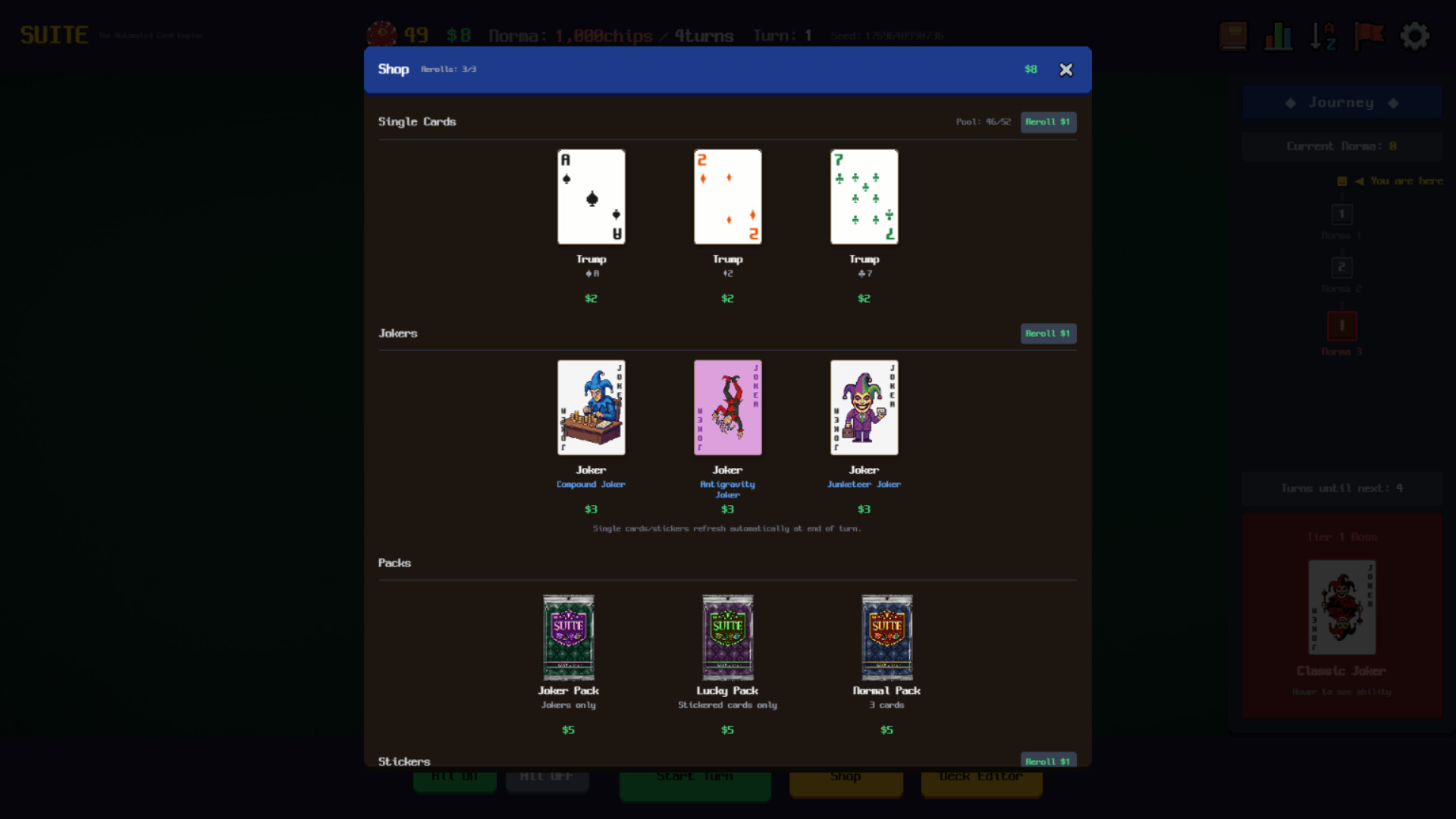 SUITE:The Automated Card Engine Demo Screenshot 4