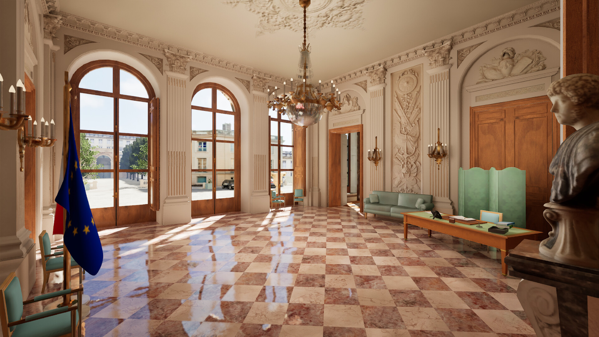 Visite virtuelle de l'Assemblée nationale Screenshot 9