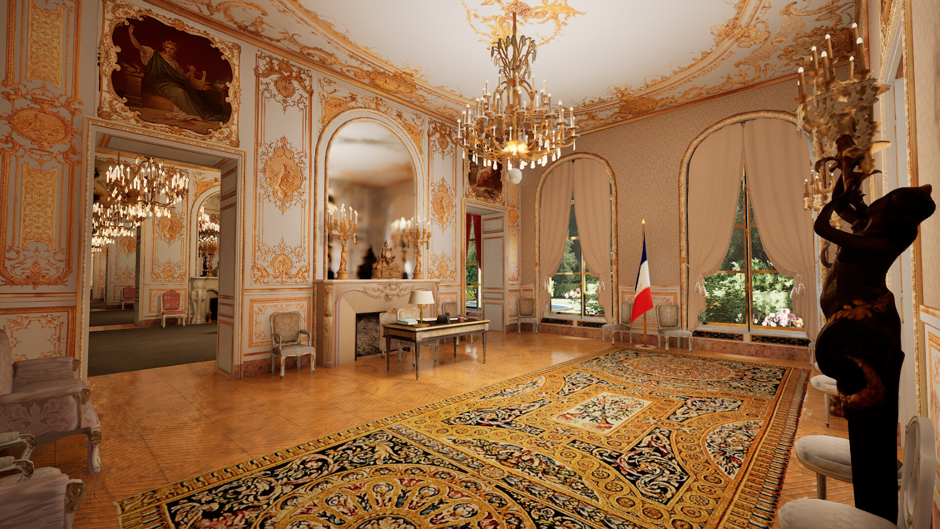 Visite virtuelle de l'Assemblée nationale Screenshot 12