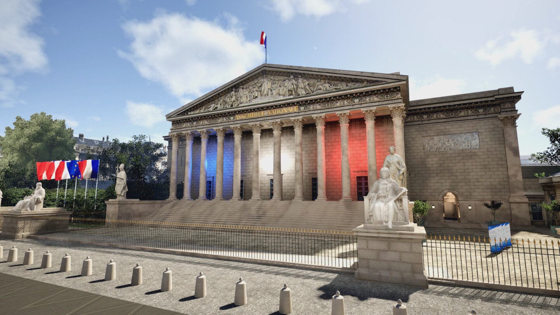 Visite virtuelle de l'Assemblée nationale Screenshot 0