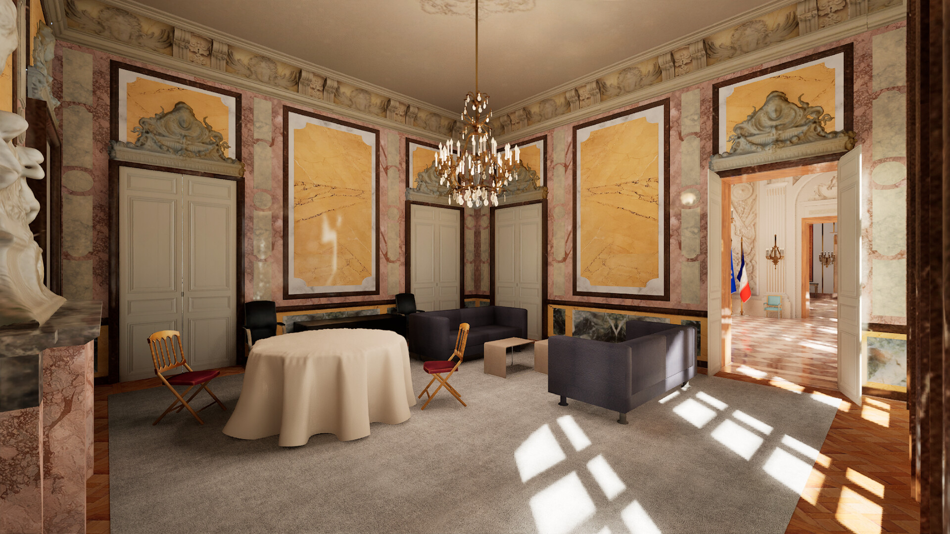 Visite virtuelle de l'Assemblée nationale Screenshot 13