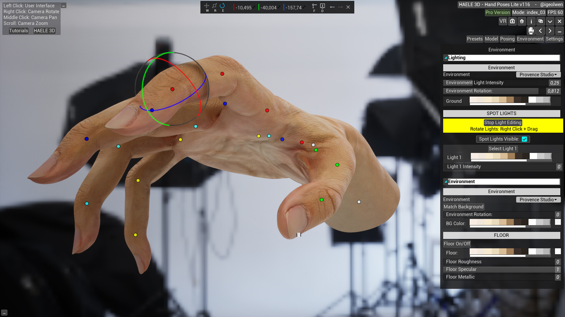 HAELE 3D - Hand Poses Lite - Drawing References Screenshot 2