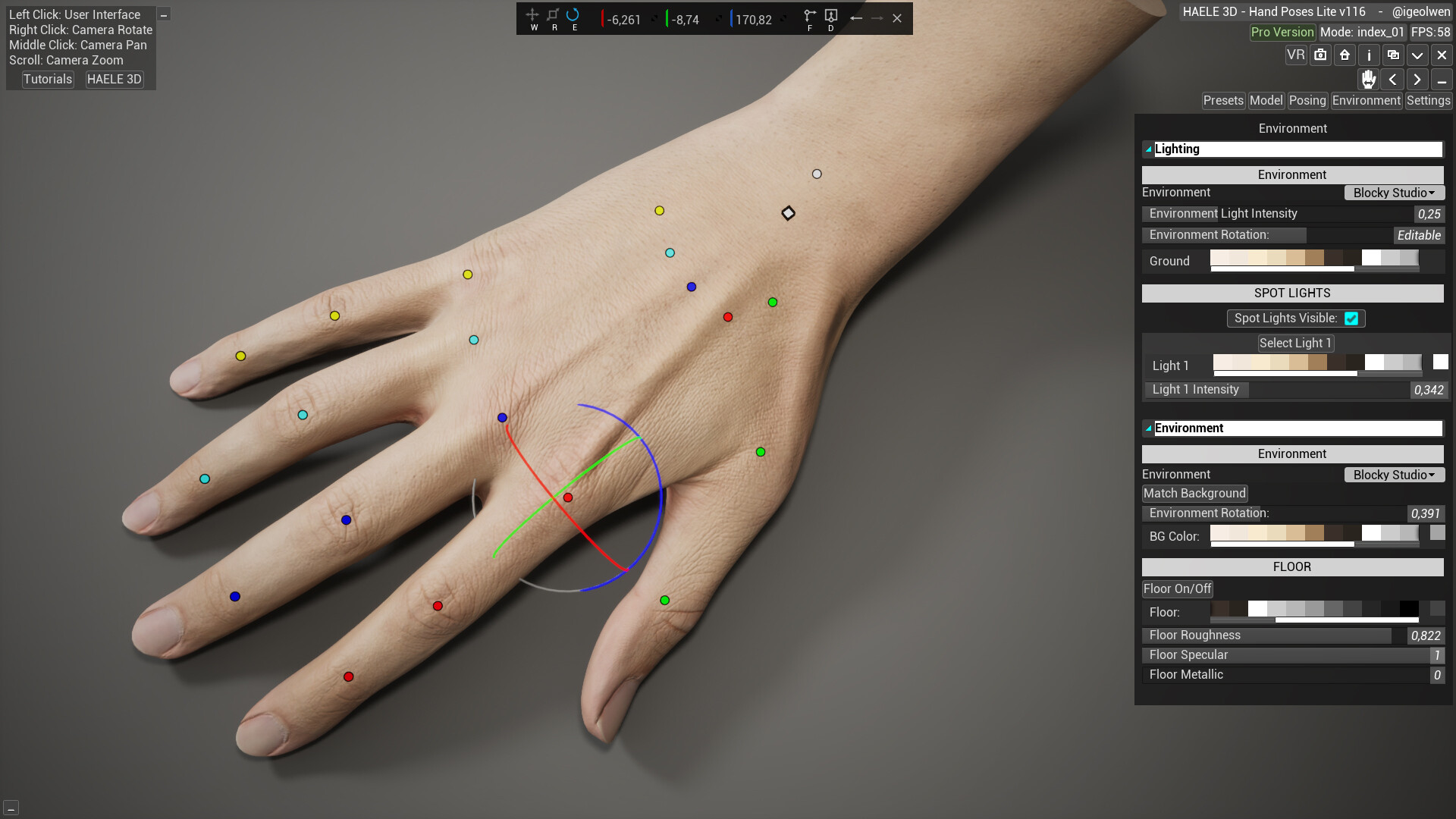 HAELE 3D - Hand Poses Lite - Drawing References Screenshot 11