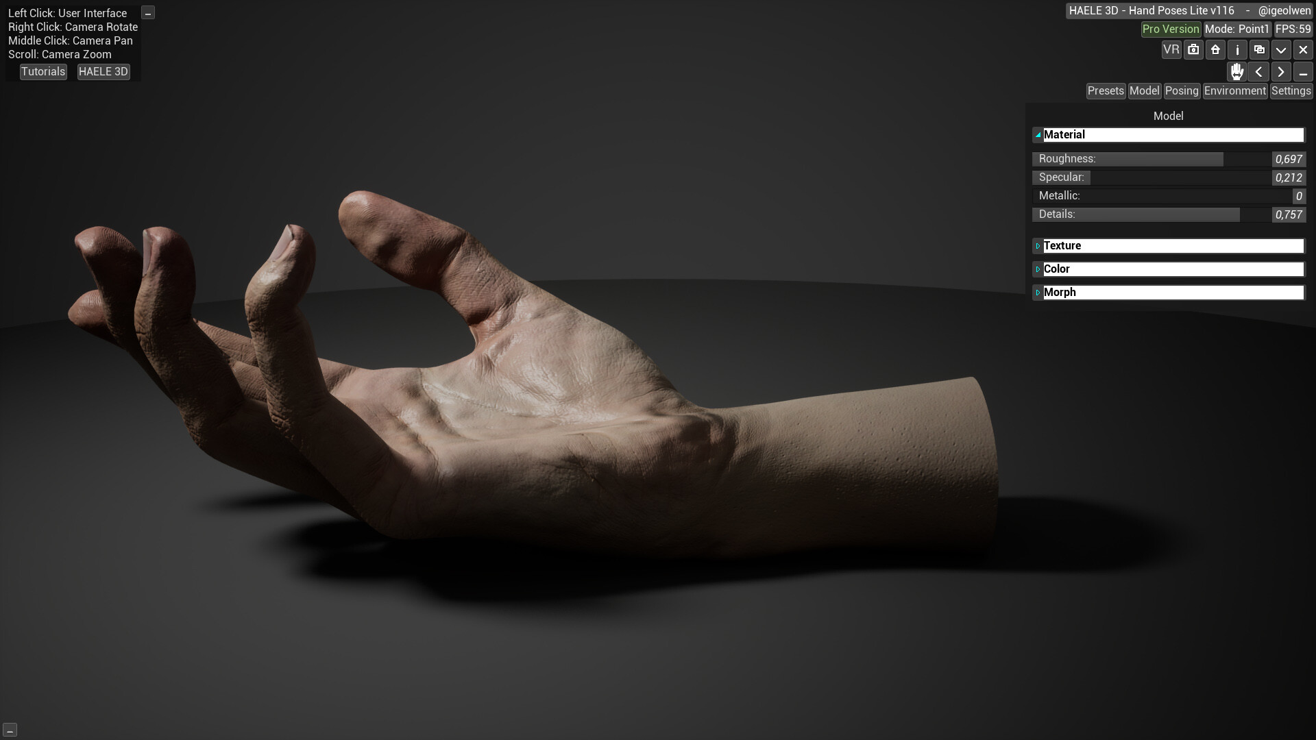 HAELE 3D - Hand Poses Lite - Drawing References Screenshot 8