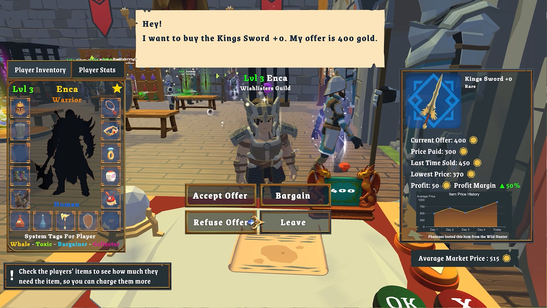 MMORPG NPC Simulator Screenshot 1