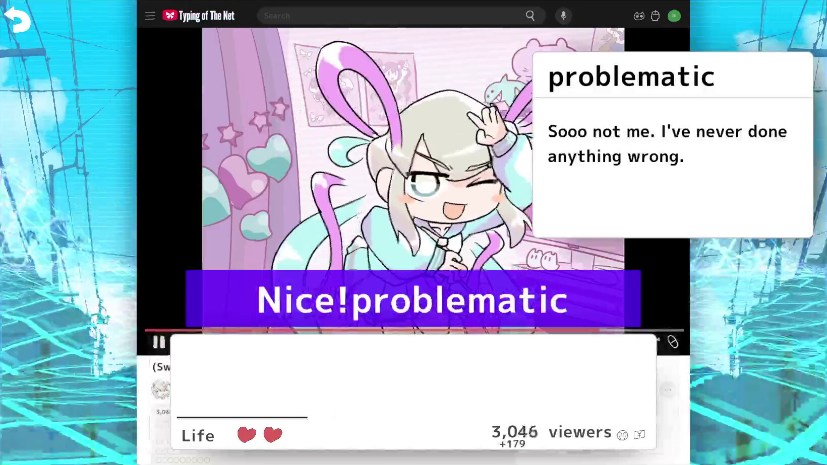 NEEDY STREAMER OVERLOAD: Typing of The Net Screenshot 2