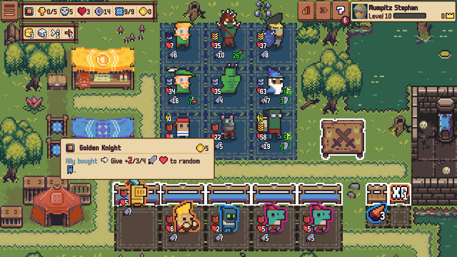 Tiny Auto Knights Screenshot 1