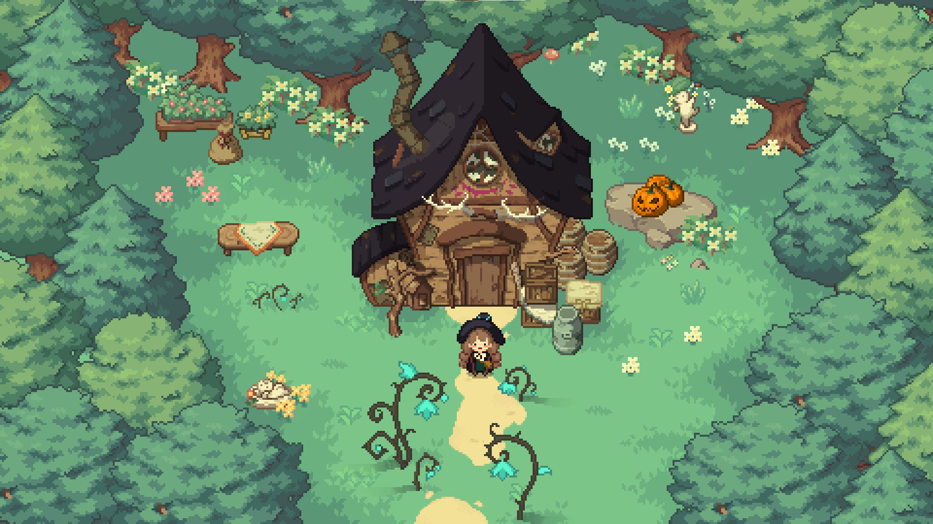 Little Witch in the Woods Screenshot 0