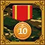 10 wins in a match icon