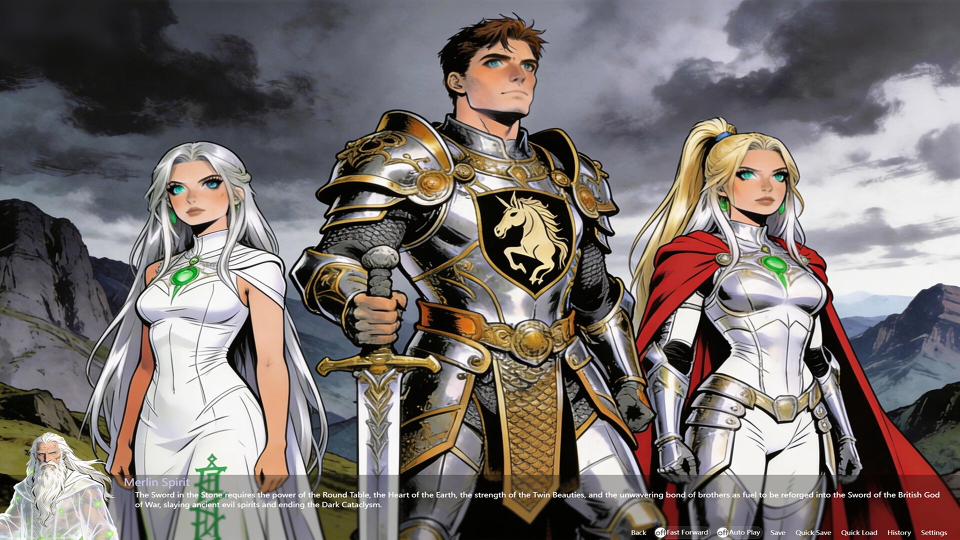 OKeverything：3 werewolf female castle owners & a super black gardener - DLC British Warrior and Female Knight Screenshot 5