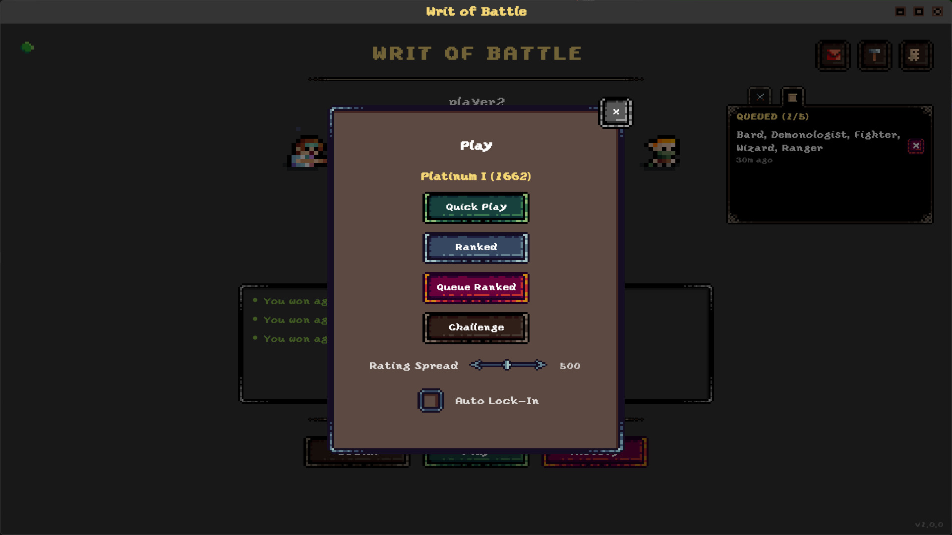 Writ of Battle Screenshot 1