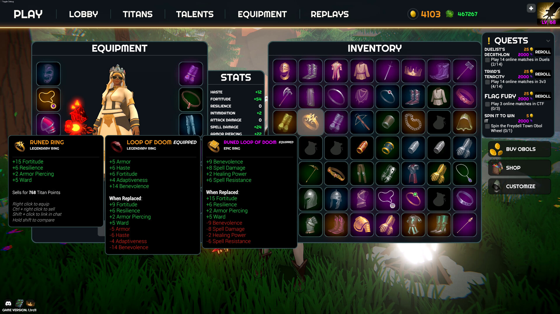 Ring of Titans Screenshot 4