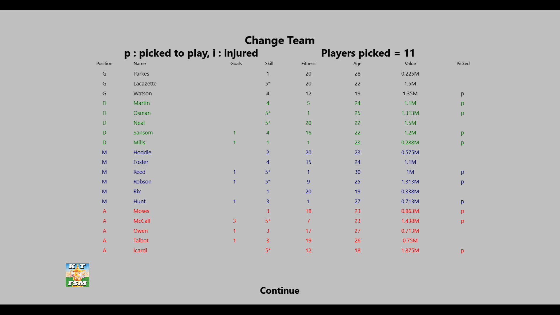 Kevin Toms Football Star Manager Screenshot 5