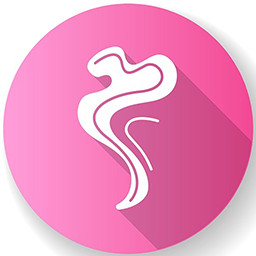 Attractive body scent icon