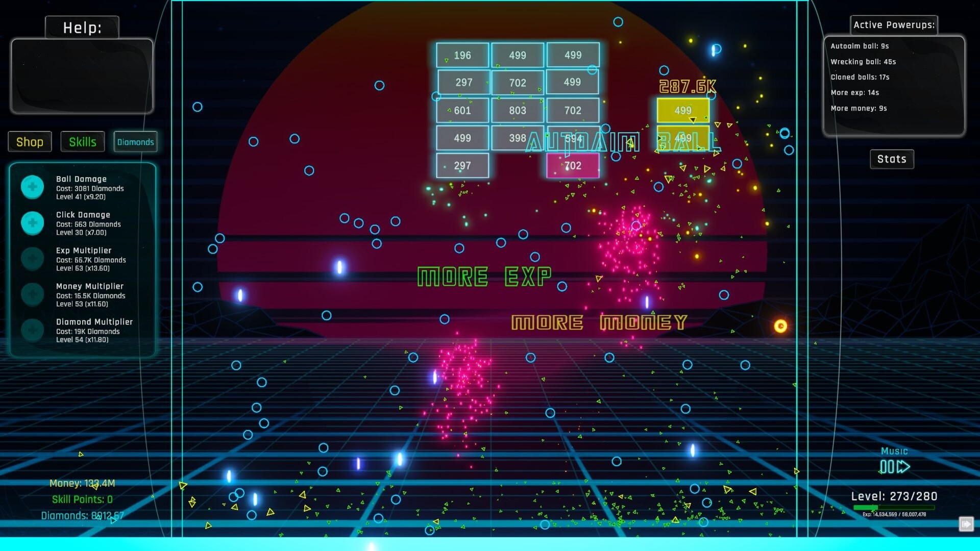 Idle Breakanoid Screenshot 2