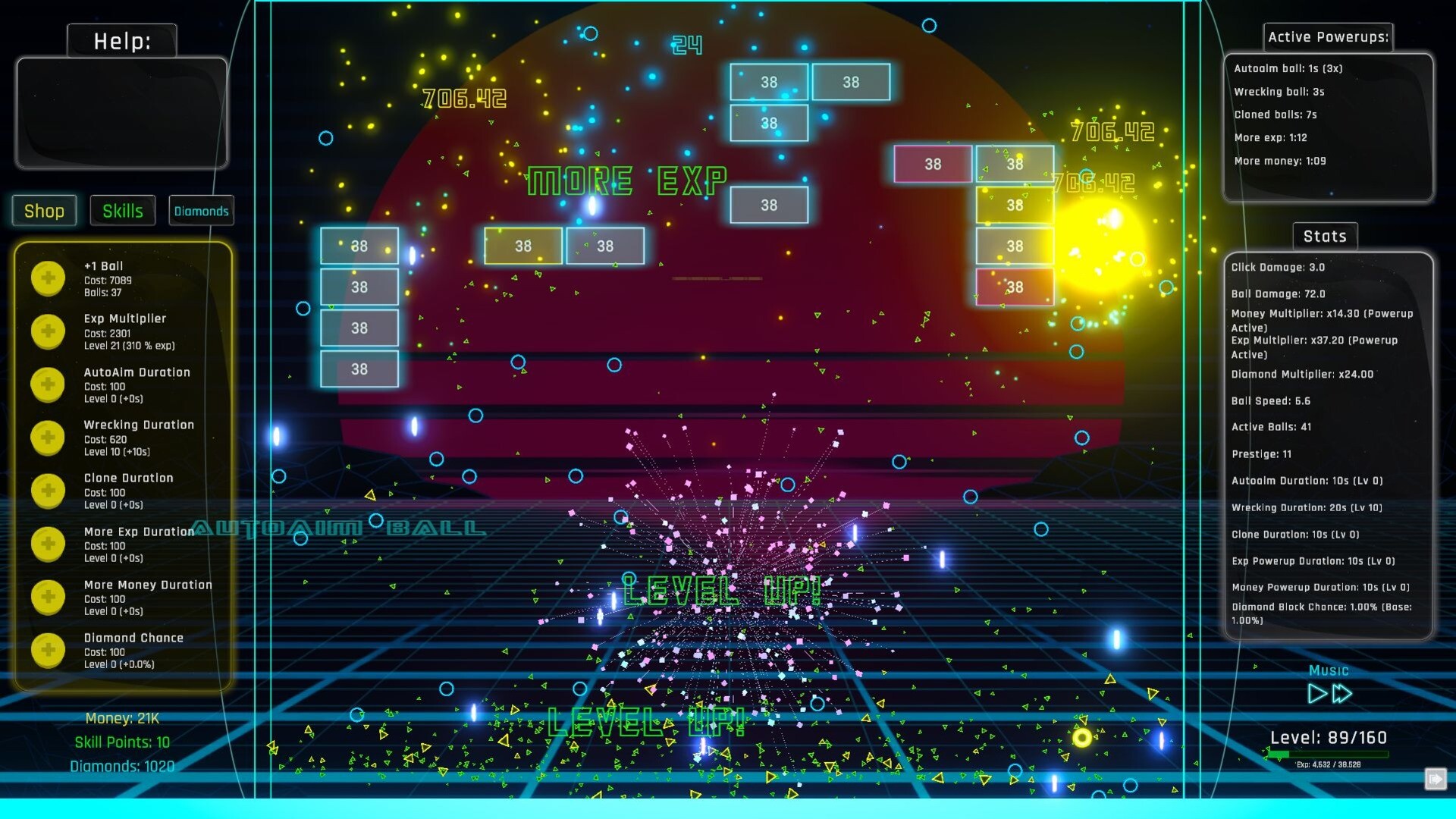 Idle Breakanoid Screenshot 3