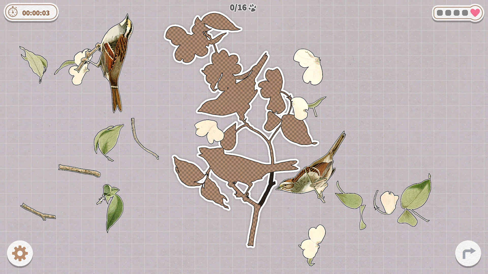 Birds Huddled Together Screenshot 2