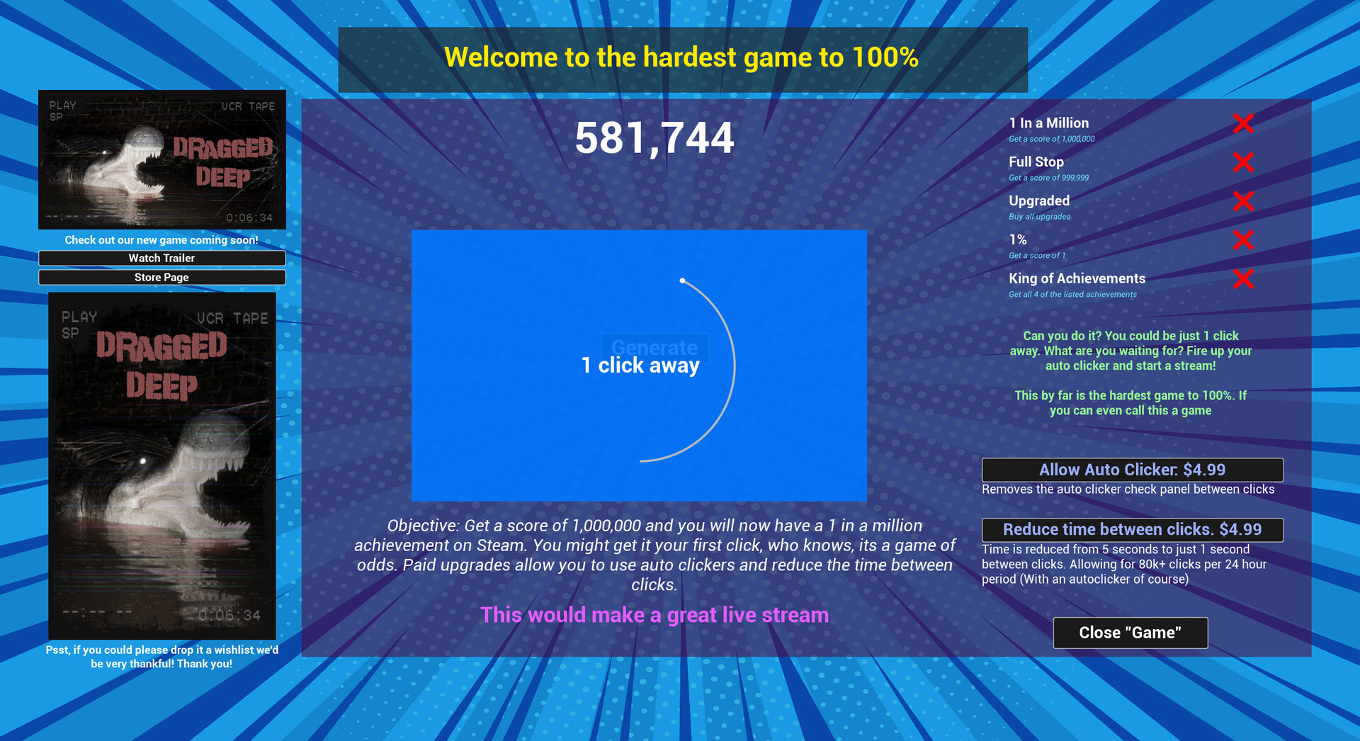 1 in a Million | A game of odds Screenshot 1