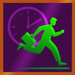 Time to work icon