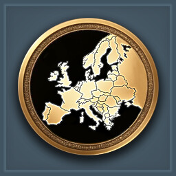Completed campaign: "Europe" icon