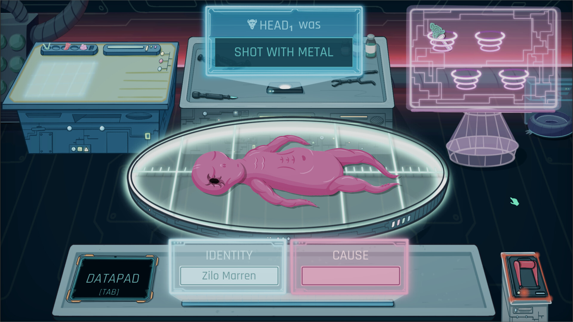 Alien Morgue Screenshot 0