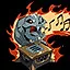 Dark sheet music icon