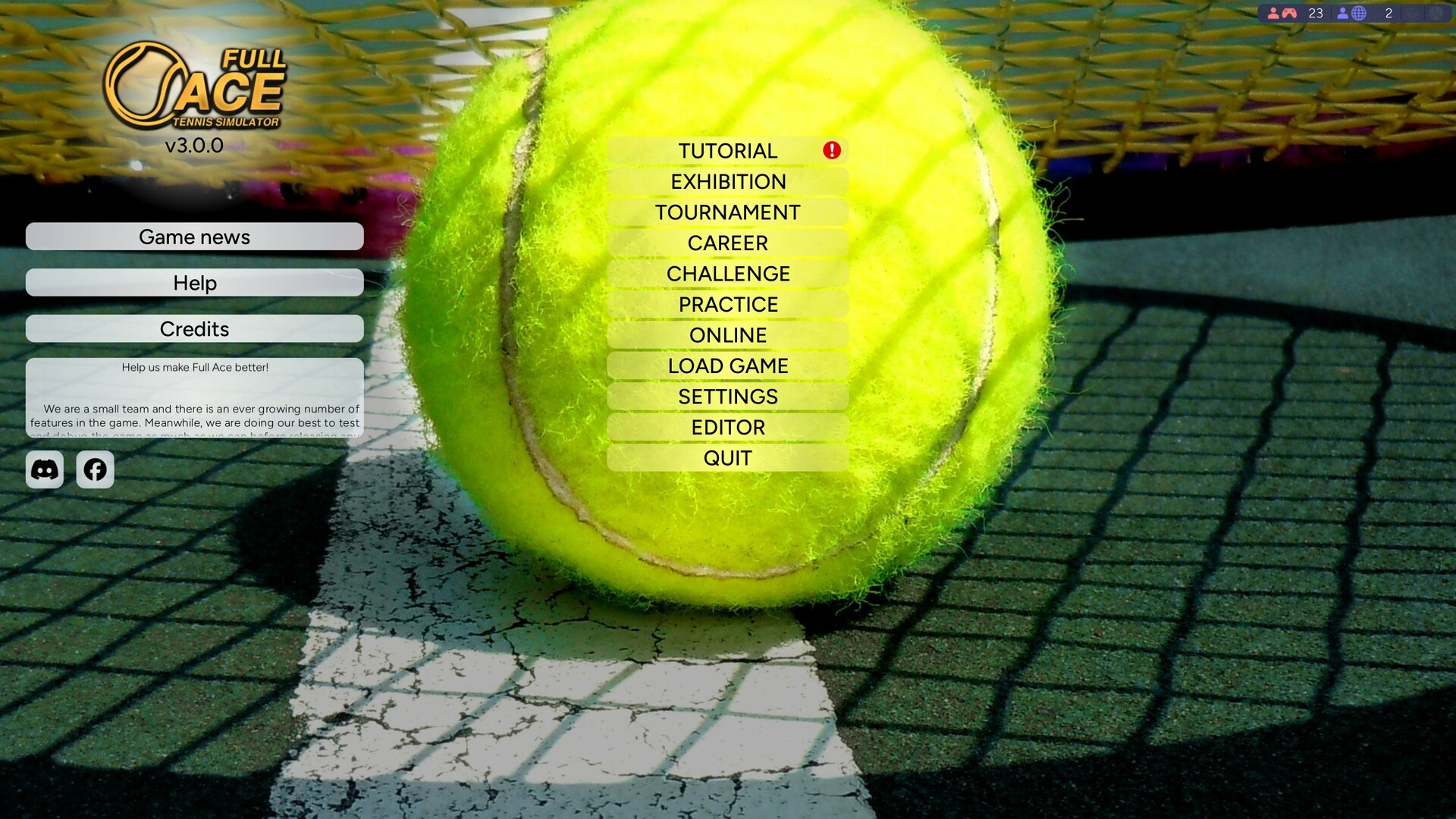 Full Ace Tennis Simulator Screenshot 4