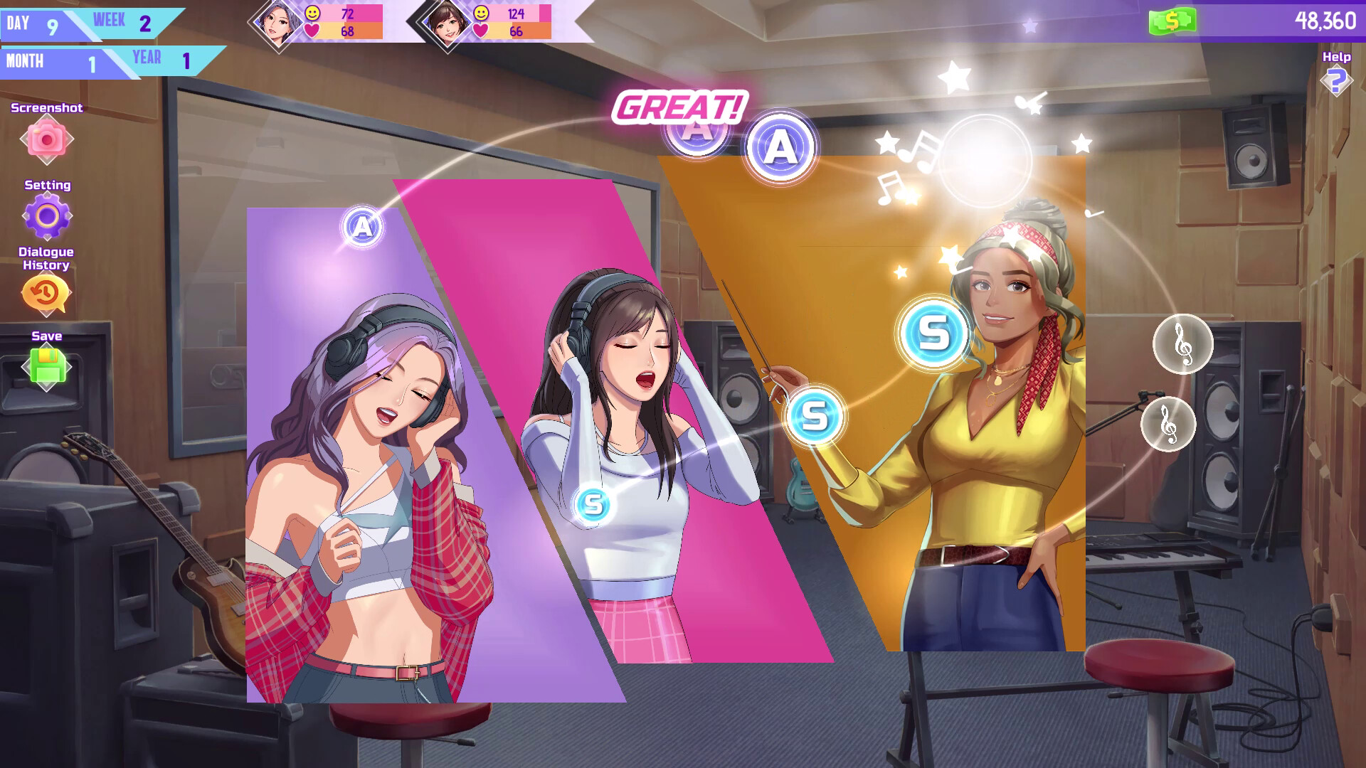 K-pop Idol Stories: Road to Debut Screenshot 2