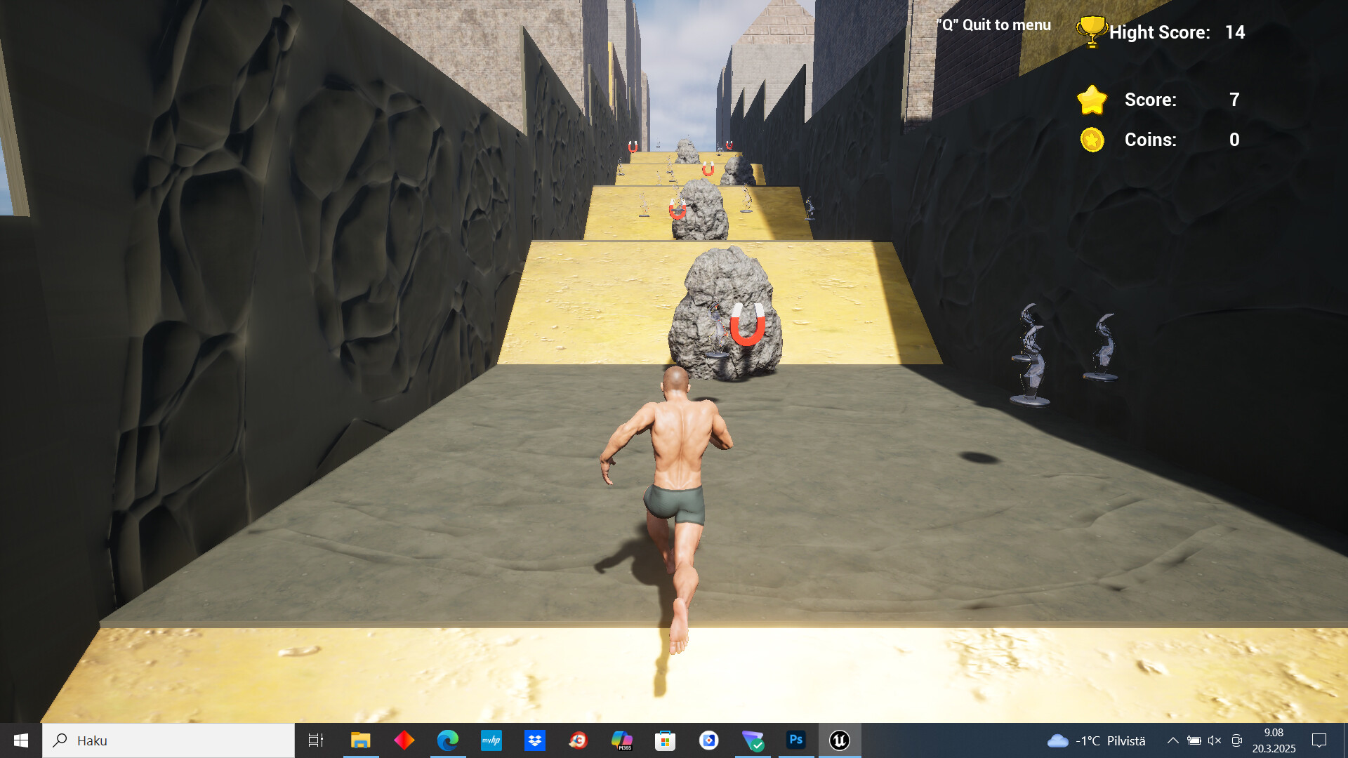 Man Without Clothes Runner Screenshot 3