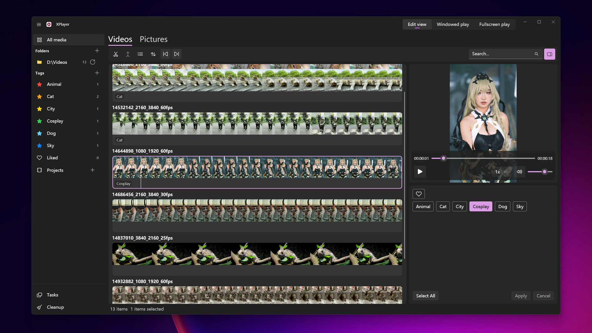 XPlayer Screenshot 1