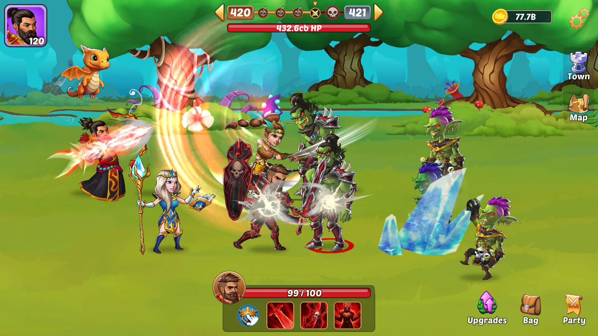 Firestone – Idle Clicker Online RPG Screenshot 1