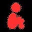Crowded but lonely icon
