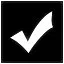 Validated icon