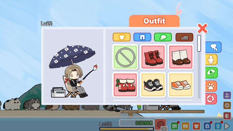 Cozy~Fishing Kitten Screenshot 4