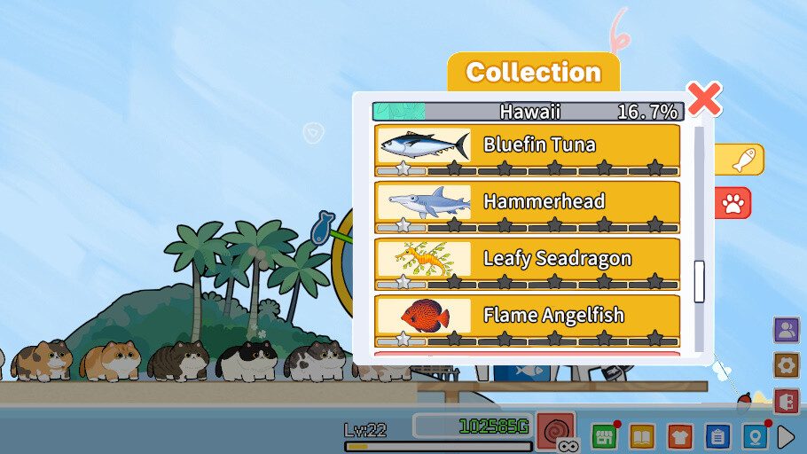 Cozy~Fishing Kitten Screenshot 2