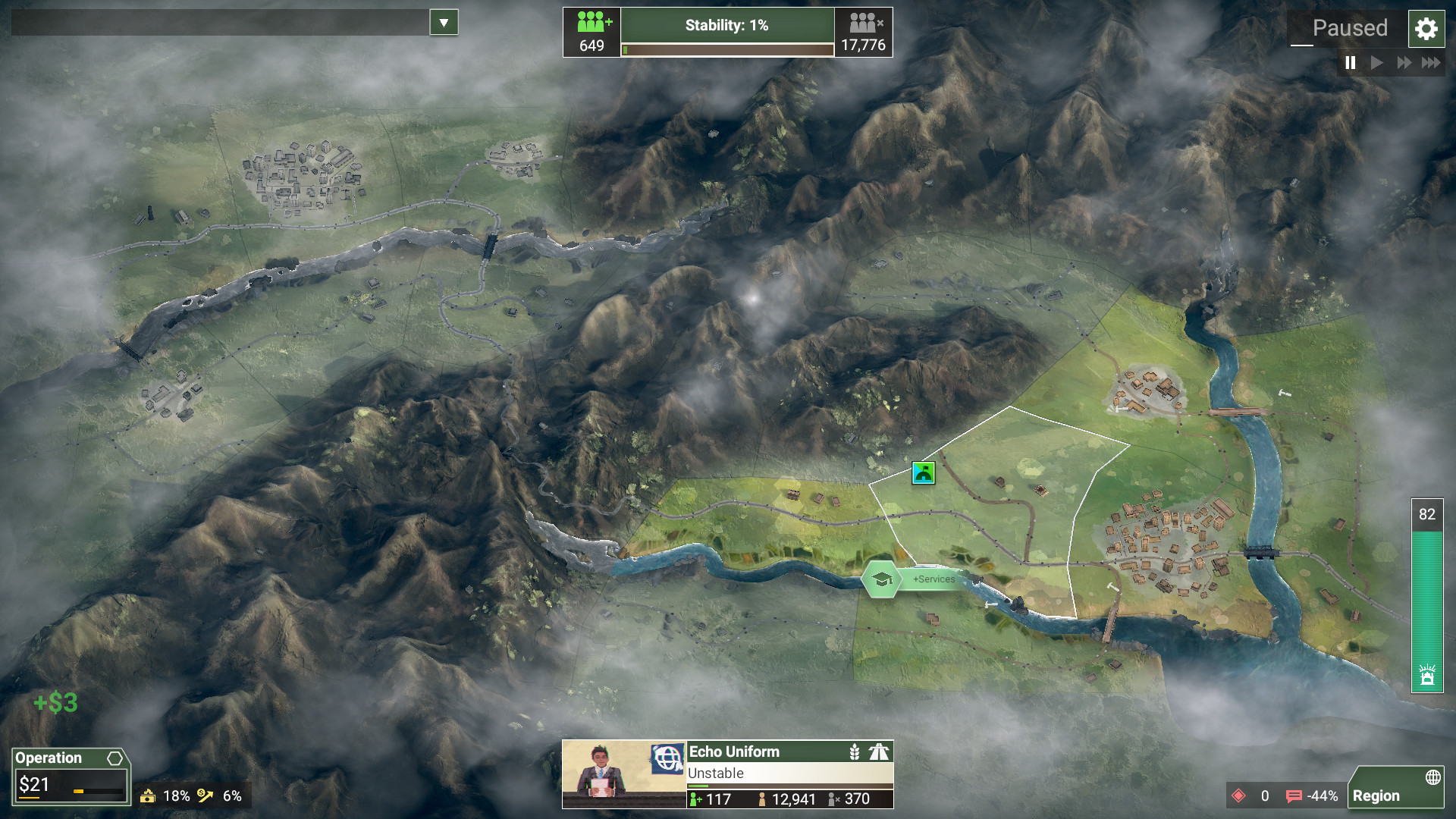 Rebel Inc: Escalation Screenshot 0